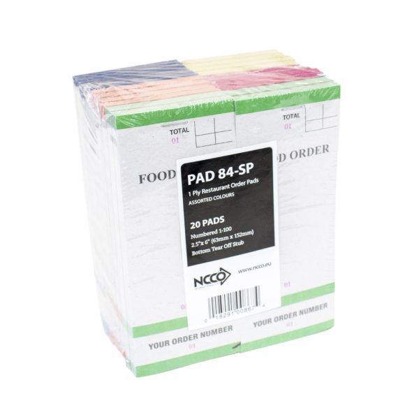 PAD 84 SP One Ply Assorted Colours OrderPAD