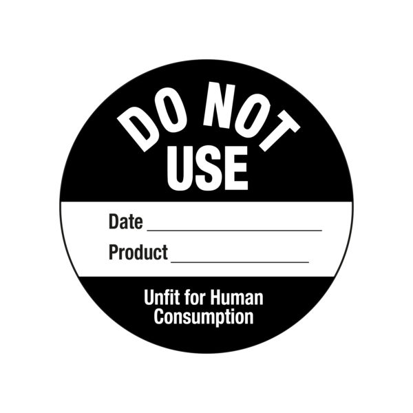 Do Not Use Labels Pdf NCCO International Product | Food Safety Labels, Food Safety Products ...