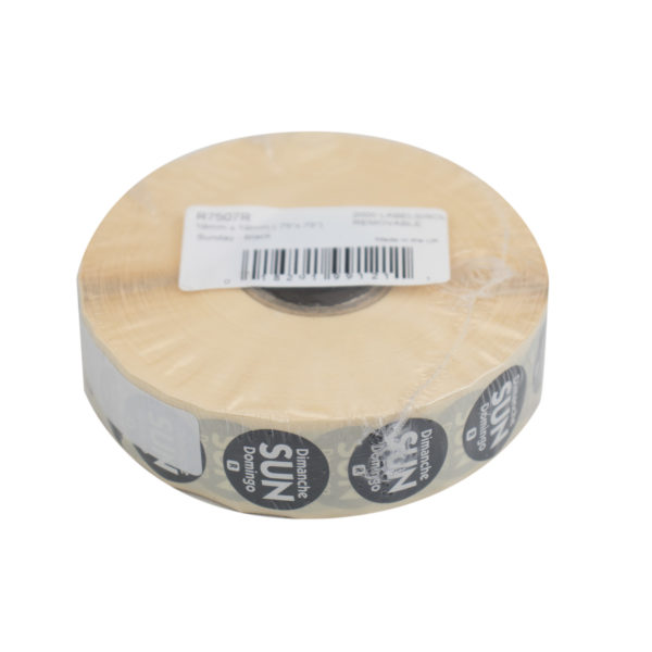 19mm (.75") Trilingual Removable Labels - Image 4
