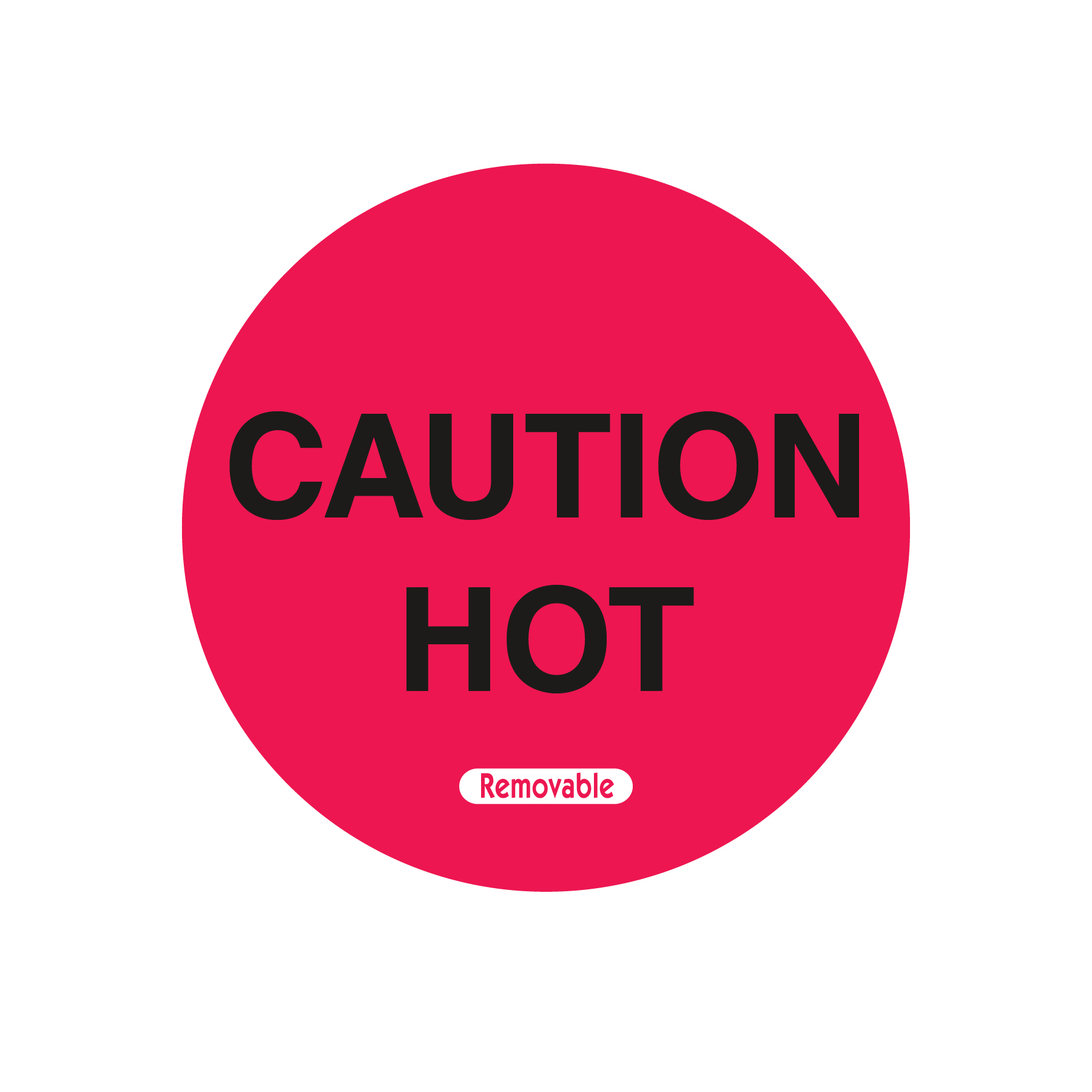 Hot Label Sign NCCO International Product | Food Safety Labels, Food Safety Products ...